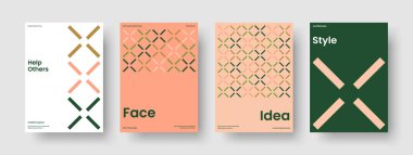 Soyut Rapor Tasarımı. İzole edilmiş arka plan düzeni. Geometrik İş Sunum Şablonu. Poster. Broşür. Pankart. Kitap kapağı. El ilanı. Günlük. Haber bülteni. Broşür. Portföy. Dergi