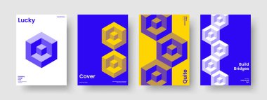 Geometrik Kitap Kapağı Şablonu. İzole Arkaplan Tasarımı. Yaratıcı Sancak Düzeni. Poster. El ilanı. Rapor verin. İş sunumu. Broşür. Katalog. Günlük. Broşür. Not defteri. Marka Kimliği