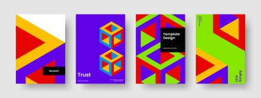 İzole Rapor Tasarımı. Yaratıcı Broşür Düzeni. Geometrik Flyer Şablonu. İş sunumu. Kitap kapağı. Pankart. Poster. Geçmişi. Broşür. Katalog. Portföy. Haber bülteni. Broşür