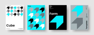 Soyut Rapor Tasarımı. Modern Broşür Planı. Geometrik İş Sunum Şablonu. Kitap kapağı. El ilanı. Poster. Pankart. Geçmişi. Haber bülteni. Reklamcılık. Günlük. Marka Kimliği. Not Defteri