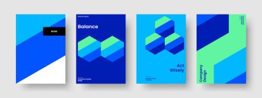 Geometrik Rapor Şablonu. Yaratıcı İş Sunumu Tasarımı. Soyut Arkaplan Düzeni. El ilanı. Broşür. Pankart. Kitap kapağı. Poster. Dergi. Katalog. Reklamcılık. Broşür. Broşür