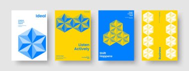 Modern Flyer Design. İzole edilmiş arka plan düzeni. Geometrik İş Sunum Şablonu. Broşür. Rapor verin. Kitap kapağı. Poster. Pankart. Marka Kimliği. Haber bülteni. Reklamcılık. Portföy. Günlük