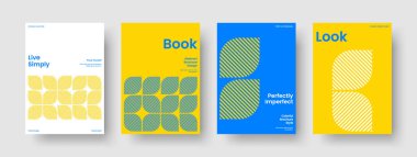 Yaratıcı İş Sunumu Modeli. Soyut Flyer Tasarımı. Modern Banner Şablonu. Kitap kapağı. Geçmişi. Rapor verin. Poster. Broşür. Broşür. Marka Kimliği. Not defteri. Haber bülteni. Reklamcılık