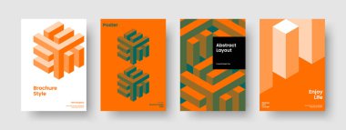 Geometrik Arkaplan Düzeni. İzole Broşür Şablonu. Soyut Sancak Tasarımı. Rapor verin. Kitap kapağı. İş sunumu. Poster. El ilanı. Haber bülteni. Broşür. Dergi. Reklamcılık. El ilanı