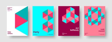 Soyut Broşür Şablonu. Geometrik Rapor Düzeni. İzole edilmiş Bayrak Tasarımı. El ilanı. Poster. Kitap kapağı. İş sunumu. Geçmişi. Katalog. Portföy. Marka Kimliği. Broşür. Reklamcılık