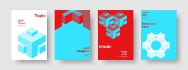 Geometrik Broşür Şablonu. İzole Flyer Tasarımı. Modern İş Sunumu Mizanpajı. Rapor verin. Kitap kapağı. Geçmişi. Pankart. Poster. Dergi. Marka Kimliği. Reklamcılık. Günlük. Portföy