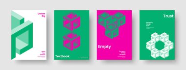 Modern Broşür Şablonu. Geometrik Flyer düzeni. İzole edilmiş İş Sunumu Tasarımı. Poster. Pankart. Rapor verin. Kitap kapağı. Geçmişi. Haber bülteni. El ilanı. Dergi. Broşür. Portföy. Katalog