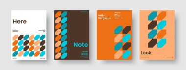 İzole edilmiş iş sunum düzeni. Geometrik Rapor Tasarımı. Yaratıcı Poster Şablonu. Pankart. Kitap kapağı. El ilanı. Geçmişi. Broşür. El ilanı. Günlük. Portföy. Not defteri. Katalog. Broşür