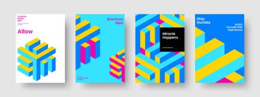 Geometrik İş Sunumu Tasarımı. Modern Banner Şablonu. İzole edilmiş arka plan düzeni. Broşür. El ilanı. Kitap kapağı. Poster. Rapor verin. Dergi. Not defteri. Marka Kimliği. Haber bülteni. Portföy