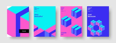 İzole edilmiş arka plan düzeni. Geometrik Kitap Kapağı Tasarımı. Yaratıcı Rapor Şablonu. El ilanı. Poster. Pankart. Broşür. İş sunumu. Katalog. Haber bülteni. Not defteri. El ilanı. Broşür. Günlük