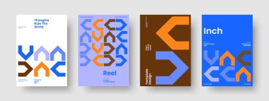 Geometrik İş Sunumu Tasarımı. Modern Poster Düzeni. Soyut Flyer Şablonu. Pankart. Rapor verin. Geçmişi. Kitap kapağı. Broşür. Günlük. Haber bülteni. Katalog. Portföy. Dergi. Not Defteri