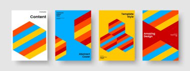 Yaratıcı Flyer Tasarımı. Geometrik Poster Şablonu. İzole edilmiş iş sunum düzeni. Rapor verin. Pankart. Geçmişi. Kitap kapağı. Broşür. Dergi. Not defteri. Portföy. Haber bülteni. Broşür