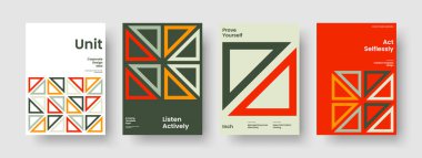 Geometrik Poster Şablonu. İzole edilmiş Bayrak Tasarımı. Modern Broşür Planı. El ilanı. İş sunumu. Rapor verin. Kitap kapağı. Geçmişi. Haber bülteni. Katalog. Reklamcılık. Günlük. Not Defteri