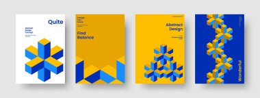 Modern İş Sunum Şablonu. Geometrik Rapor Tasarımı. İzole edilmiş Flyer düzeni. Kitap kapağı. Poster. Pankart. Broşür. Geçmişi. Reklamcılık. Haber bülteni. Not defteri. Broşür. Günlük