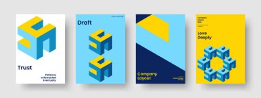 İzole Flyer Tasarımı. Geometrik Sancak Şablonu. Yaratıcı Kitap Kapağı Düzeni. Rapor verin. Poster. Geçmişi. İş sunumu. Broşür. Marka Kimliği. Not defteri. Portföy. Günlük. Dergi