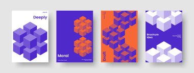 Soyut Rapor Tasarımı. Geometrik Flyer düzeni. Yaratıcı İş Sunum Şablonu. Poster. Broşür. Pankart. Geçmişi. Kitap kapağı. Not defteri. Broşür. Marka Kimliği. Günlük. Dergi