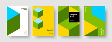 Soyut İş Sunum Düzeni. İzole Rapor Tasarımı. Geometrik Flyer Şablonu. Broşür. Poster. Pankart. Geçmişi. Kitap kapağı. Günlük. Haber bülteni. Marka Kimliği. Not defteri. El ilanı