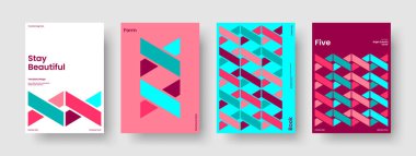 Soyut Arkaplan Düzeni. İzole edilmiş İş Sunumu Tasarımı. Geometrik Flyer Şablonu. Poster. Rapor verin. Kitap kapağı. Broşür. Pankart. Haber bülteni. Not defteri. Dergi. Broşür. El ilanı