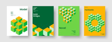 Yaratıcı Kitap Kapağı Şablonu. Soyut Broşür Düzeni. İzole Flyer Tasarımı. Rapor verin. İş sunumu. Poster. Pankart. Geçmişi. Katalog. Günlük. El ilanı. Not defteri. Broşür. Broşür