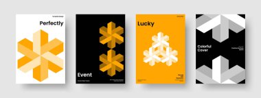Geometrik Sancak Düzeni. Soyut Arkaplan Şablonu. Yaratıcı Rapor Tasarımı. İş sunumu. Kitap kapağı. Poster. Broşür. El ilanı. Reklamcılık. Not defteri. Broşür. Marka Kimliği. El ilanı