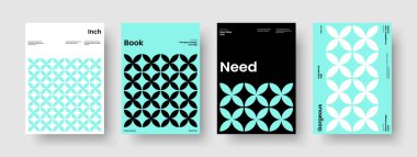 Geometrik Kitap Kapağı Şablonu. Soyut Rapor Tasarımı. Yaratıcı Broşür Düzeni. El ilanı. Geçmişi. İş sunumu. Pankart. Poster. Günlük. Haber bülteni. Not defteri. Broşür. El ilanı. Katalog