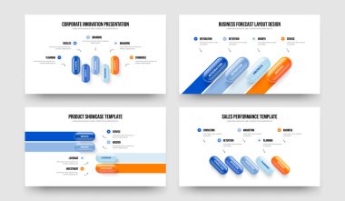 Şirket Brifingi 5445 Seçenek Slayt Gösterisi Düzenleme Koleksiyonu. Pazarlama Şovu Beş Dört Beş Element Diyagramı Kaydırma Şablonu Çizim Paketi.