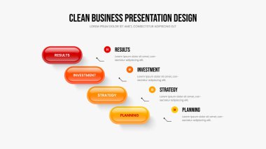Dijital Geliştirme Kaydırağı Tasarım Vektörü İllüstrasyonu. Yaratıcı Tahmin Dört Seçenek Diyagram Düzenleme. Modern Portföy 4 Element Bilgisel Slayt Gösterisi Şablonu.