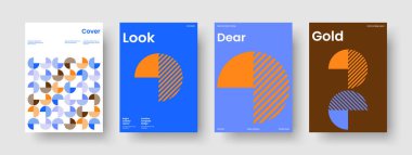 Modern Poster Düzeni. Geometrik Kitap Kapağı Şablonu. İzole Broşür Tasarımı. Pankart. El ilanı. Rapor verin. İş sunumu. Geçmişi. Portföy. Dergi. Broşür. El ilanı. Haber bülteni. Katalog