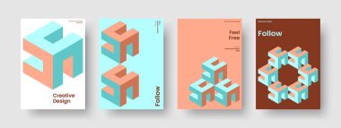Yaratıcı Sancak Tasarımı. Geometrik Rapor Düzeni. Soyut İş Sunum Şablonu. Poster. Broşür. Kitap kapağı. Geçmişi. El ilanı. Dergi. Günlük. Portföy. Haber bülteni. Broşür