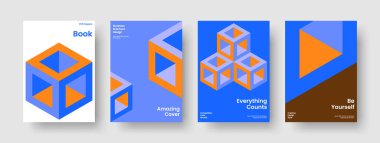 Yaratıcı İş Sunum Şablonu. İzole edilmiş arka plan düzeni. Modern Poster Tasarımı. Kitap kapağı. Broşür. El ilanı. Rapor verin. Pankart. Katalog. Not defteri. Dergi. El ilanı. Günlük. Reklamcılık