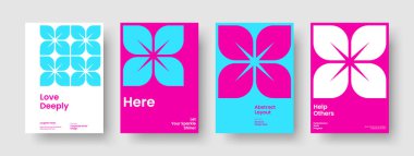 Yaratıcı Flyer Düzeni. Geometrik Broşür Şablonu. Soyut Arkaplan Tasarımı. Rapor verin. Kitap kapağı. Poster. İş sunumu. Pankart. Dergi. Broşür. Haber bülteni. Katalog. Not defteri. Broşür