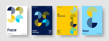 Soyut Flyer Düzeni. Geometrik Rapor Şablonu. Yaratıcı Kitap Kapağı Tasarımı. Broşür. Poster. İş sunumu. Geçmişi. Pankart. Marka Kimliği. Portföy. Dergi. Katalog. El ilanı