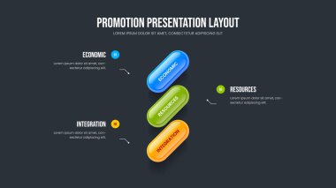 Profesyonel Plan 3 Seçenek Bilgi Çerçeve Tasarımı. Finansal Genel Bakış Slayt Gösterisi Şablonu Resimleri. Dijital Teklif Üç Adım Diyagramı Kaydırma Düzeni.