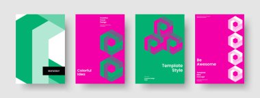 Yaratıcı Rapor Tasarımı. Soyut Broşür Düzeni. Geometrik İş Sunum Şablonu. El ilanı. Pankart. Geçmişi. Poster. Kitap kapağı. Reklamcılık. Portföy. Dergi. Broşür. El ilanı