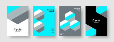 Yaratıcı Kitap Kapağı Şablonu. Modern Arkaplan Düzeni. Geometrik İş Sunumu Tasarımı. Pankart. Poster. Broşür. Rapor verin. El ilanı. Reklamcılık. Marka Kimliği. Haber bülteni. Portföy. Dergi