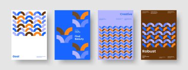 Yaratıcı İş Sunumu Tasarımı. Soyut Kitap Kapağı Düzeni. Geometrik Broşür Şablonu. El ilanı. Pankart. Geçmişi. Rapor verin. Poster. Katalog. Reklamcılık. Haber bülteni. Portföy. Günlük