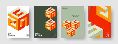 İzole edilmiş arka plan düzeni. Yaratıcı Sancak Tasarımı. Modern İş Sunum Şablonu. Kitap kapağı. Rapor verin. Poster. Broşür. El ilanı. Dergi. Not defteri. Marka Kimliği. Broşür. El ilanı