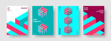 Modern İş Sunumu Mizanpajı. İzole Flyer Tasarımı. Yaratıcı Kitap Kapağı Şablonu. Pankart. Broşür. Geçmişi. Rapor verin. Poster. Broşür. El ilanı. Günlük. Katalog. Dergi. Haber bülteni