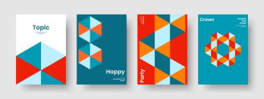 Geometrik Rapor Şablonu. İzole edilmiş iş sunum düzeni. Soyut Flyer Tasarımı. Kitap kapağı. Poster. Broşür. Pankart. Geçmişi. Reklamcılık. Broşür. Marka Kimliği. Günlük. Haber bülteni