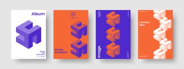 İzole Broşür Tasarımı. Yaratıcı Rapor Şablonu. Geometrik Arkaplan Düzeni. Kitap kapağı. Pankart. El ilanı. İş sunumu. Poster. Marka Kimliği. Portföy. Günlük. Not defteri. Reklamcılık