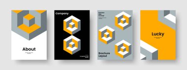 İzole edilmiş arka plan düzeni. Geometrik Sancak Şablonu. Yaratıcı Kitap Kapağı Tasarımı. Broşür. El ilanı. İş sunumu. Poster. Rapor verin. Haber bülteni. Portföy. Günlük. El ilanı. Dergi