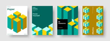 Yaratıcı Kitap Kapağı Tasarımı. İzole Poster Şablonu. Geometrik Flyer düzeni. Broşür. Pankart. Rapor verin. İş sunumu. Geçmişi. Dergi. Broşür. Marka Kimliği. Not defteri. Broşür