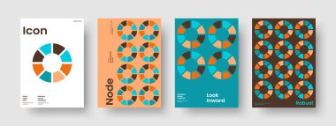 Soyut İş Sunumu Tasarımı. Yaratıcı Rapor Şablonu. İzole edilmiş arka plan düzeni. Broşür. Kitap kapağı. Pankart. Poster. El ilanı. Marka Kimliği. Not defteri. Haber bülteni. Reklamcılık. Katalog