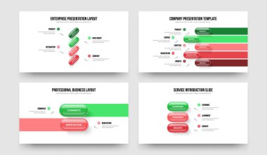 Yatırımcı Denetleme 4-5-2-3 Element Diyagramı Kaydırma Planı Vektör Çizimi Paketi. Görsel Rapor 4523 Seçenek Bilgi Çerçeve Tasarımı Ayarları.