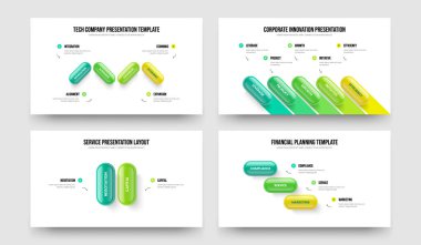 İş Kampanyası 4523 Element Diyagramı Çerçeve Düzenleme Seti. Danışmanlık Planlama Dört Beş İki Üç Adım Bilgi Kaydırağı Tasarım Vektörü Çizim Paketi.