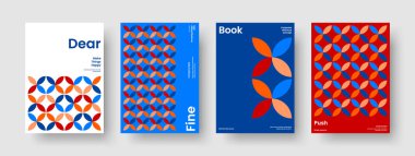 İzole edilmiş iş sunum düzeni. Geometrik Poster Tasarımı. Modern Broşür Şablonu. El ilanı. Geçmişi. Rapor verin. Kitap kapağı. Pankart. Reklamcılık. Broşür. Portföy. Günlük. Katalog. El ilanı