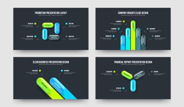 Pazarlama Gözden Geçirmesi Dört Beş İki Üç Seçenek Slayt Gösterisi Slayt Tasarım Vektörü İllüstrasyon Koleksiyonu. Şirket Teklifi 4523 Adım Kaydırma Şablonu Ayarlandı.