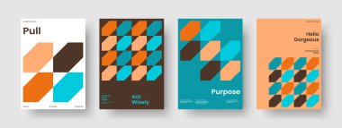 İzole Rapor Düzeni. Geometrik Poster Tasarımı. Soyut Kitap Kapağı Şablonu. Geçmişi. İş sunumu. Pankart. Broşür. El ilanı. Broşür. Günlük. Dergi. Katalog. Haber bülteni. Broşür