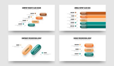 Yatırımcı Görselleştirme 4523 Adım Bilgilendirme Çerçeve Tasarımı Paketi. Modern Analiz Dört Beş İki Üç Element Diyagram Kaydırma Şablonu Vektör Resimleme Koleksiyonu.