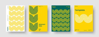 İzole edilmiş Flyer düzeni. Modern İş Sunumu Tasarımı. Soyut Rapor Şablonu. Pankart. Geçmişi. Poster. Broşür. Kitap kapağı. Katalog. Haber bülteni. Dergi. Marka Kimliği. Portföy